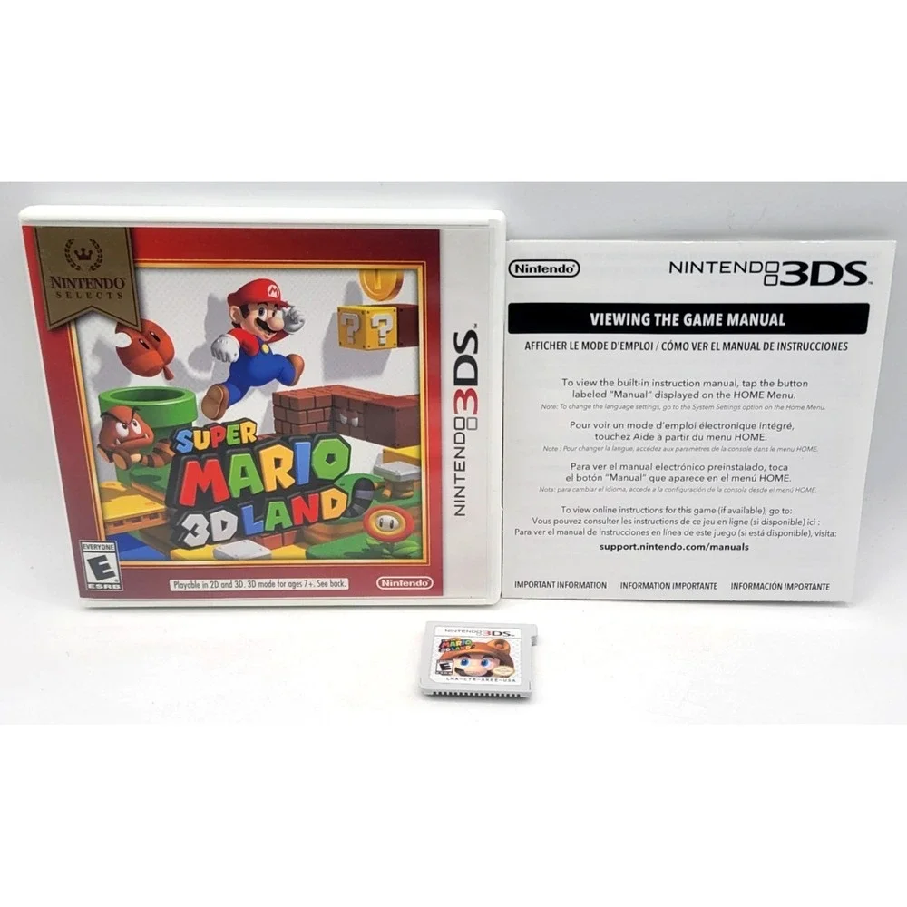 Super Mario 3D Land - Nintendo Selects Edition (Nintendo 3DS, 2018) CIB COMPLETE